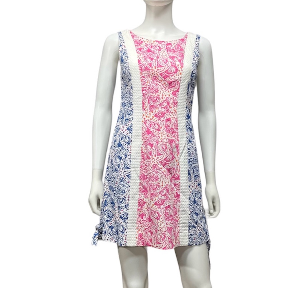 ⭐️Lilly Pulitzer Delia Shift Dress in Indigo Star Crush [C50]